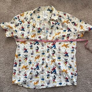 Disney Multicolor Character Print Men's Shirt
